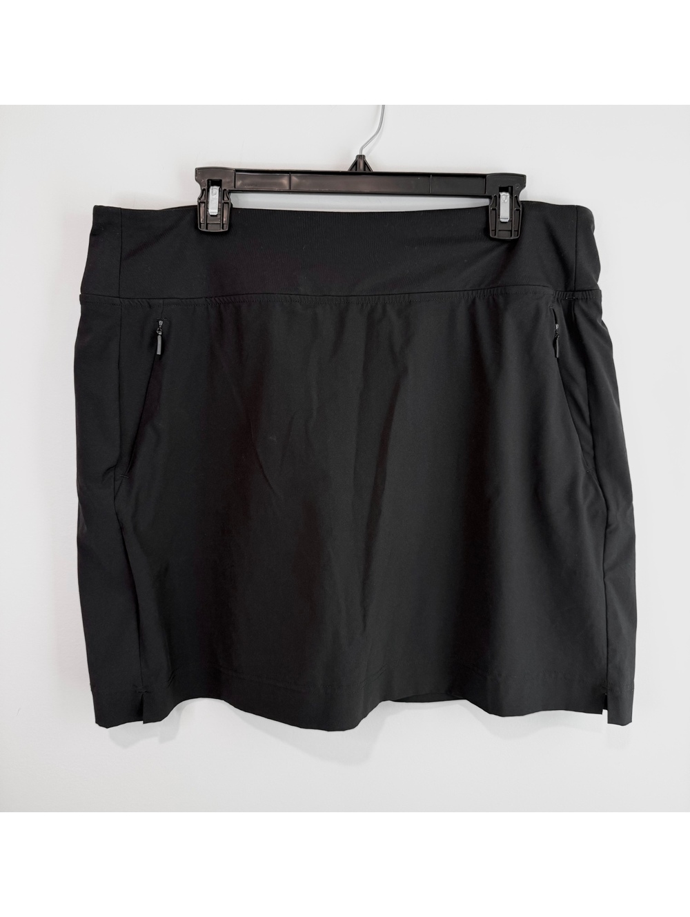 Athletic Works Black Activewear Skort with Inner Shorts XL/16-18